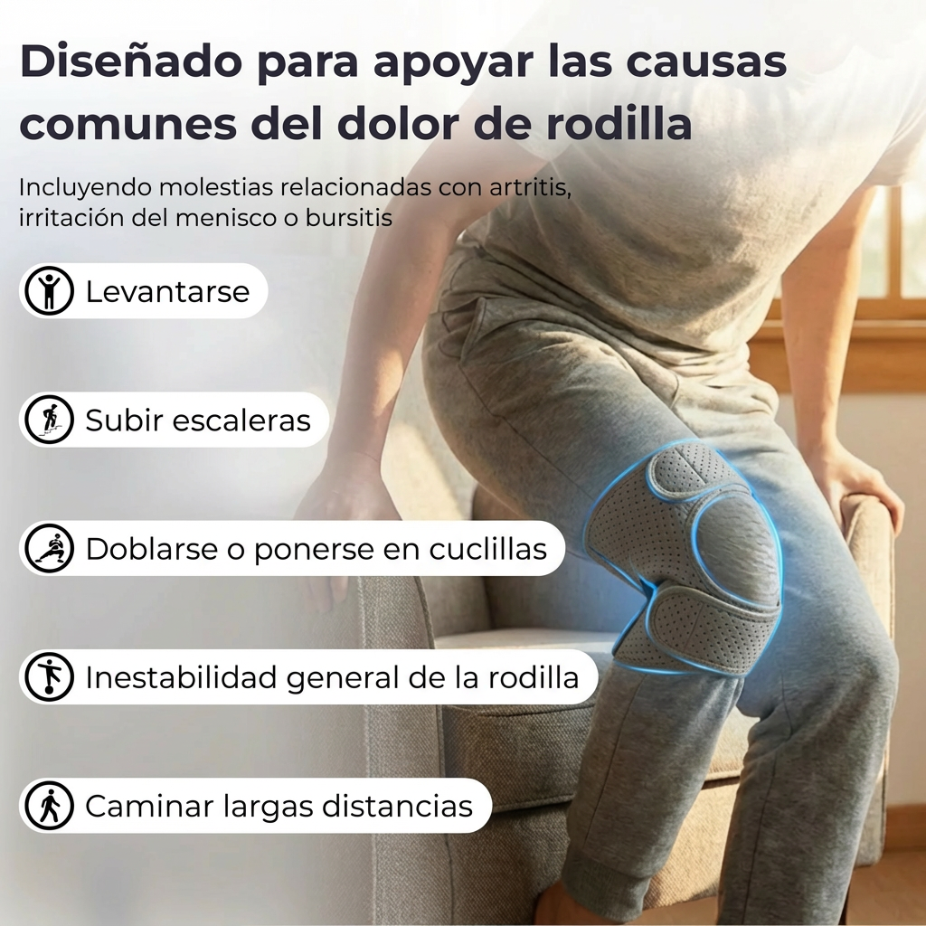 Rodilleras de Soporte 🦵⚙️ Más fuerza, menos dolor, mejor estabilidad 💪 + Envío gratis